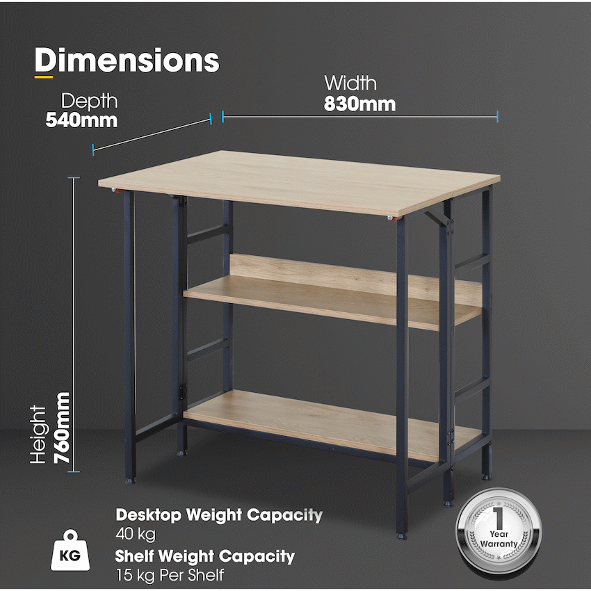 Everfurn Ester Foldable Desk - image 5