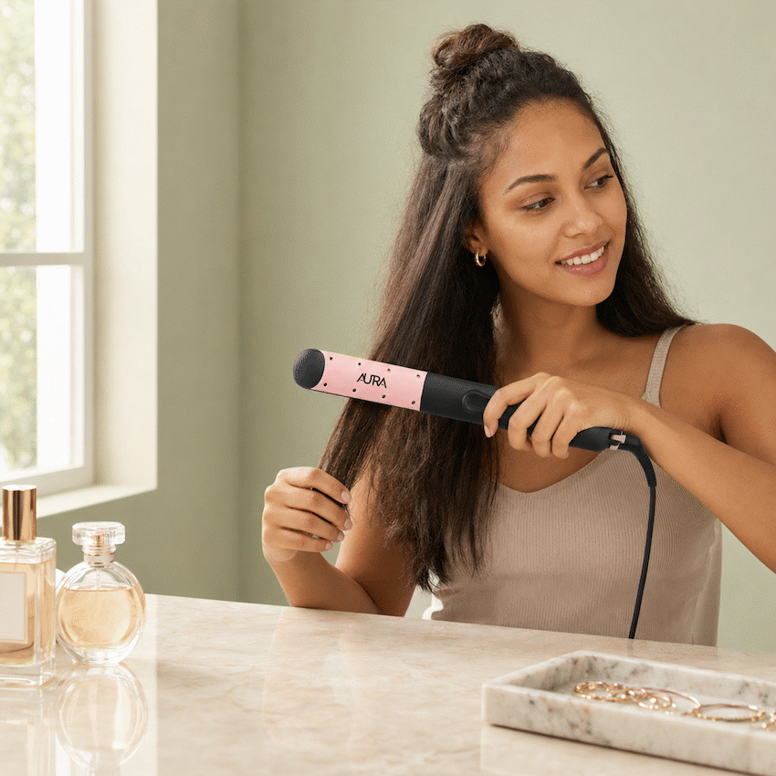 Aura by Elektra Wet n Dry Straightener Black - image 5