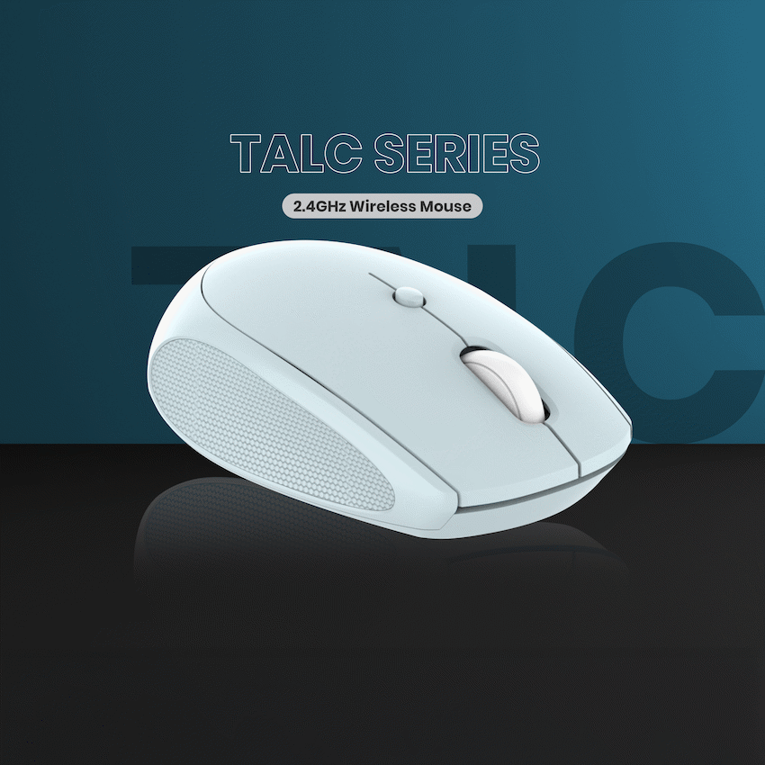 Volkano Talc Wireless Mouse - Blue - image 5