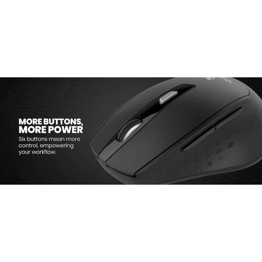 Volkano Chrome Series Wireless Mouse - Black - image 5