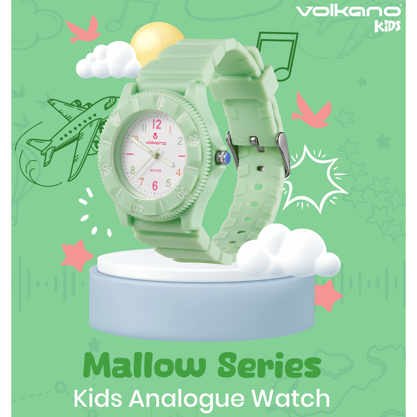 Volkano Mallow Series Kids Analogue Watch - Green - image 5