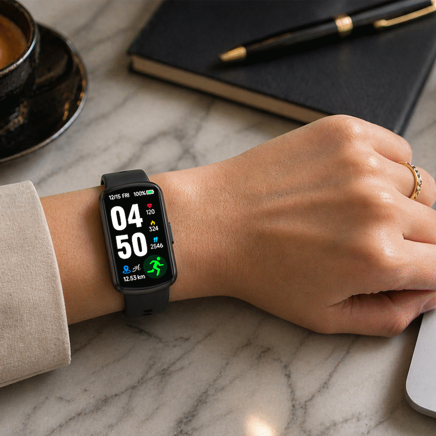 Volkano Ayla Collection Fitness Smartwatch - Black - image 5