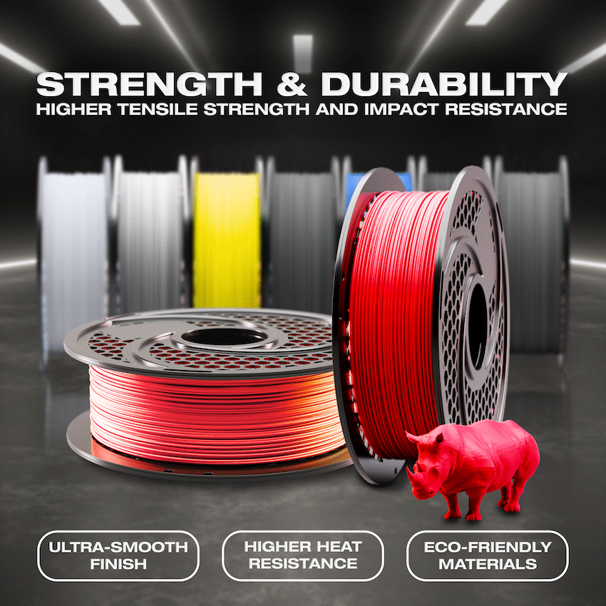SA Filament PLA Hyper Filament 1kg - Red - image 5