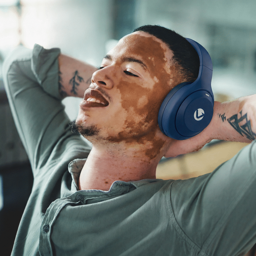 Volkano SoundSweeper Series Active Noise Cancelling bluetooth Headphones - Blue - image 5