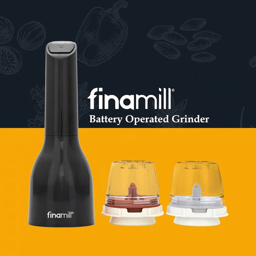 Finamill Battery-Operated Grinder - Midnight Black - image 5