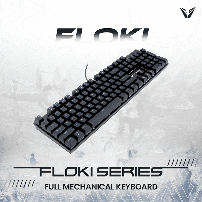 VX Gaming Floki RGB Full Mechanical Keyboard - image 5