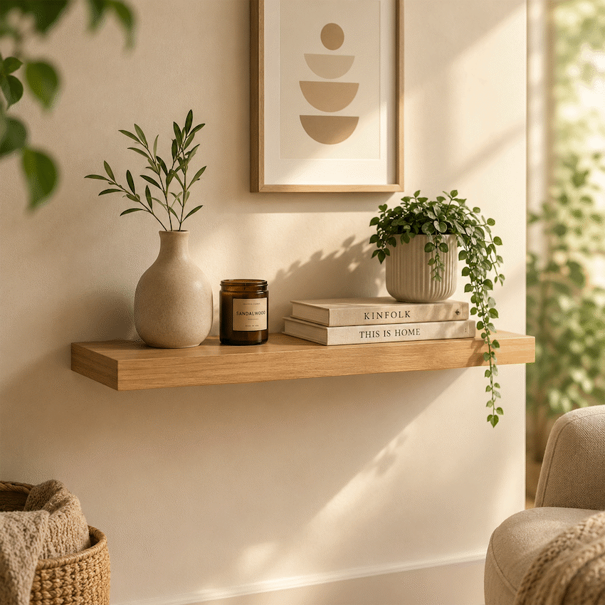 Everfurn Thea Floating  Wall Shelf -Small - image 5