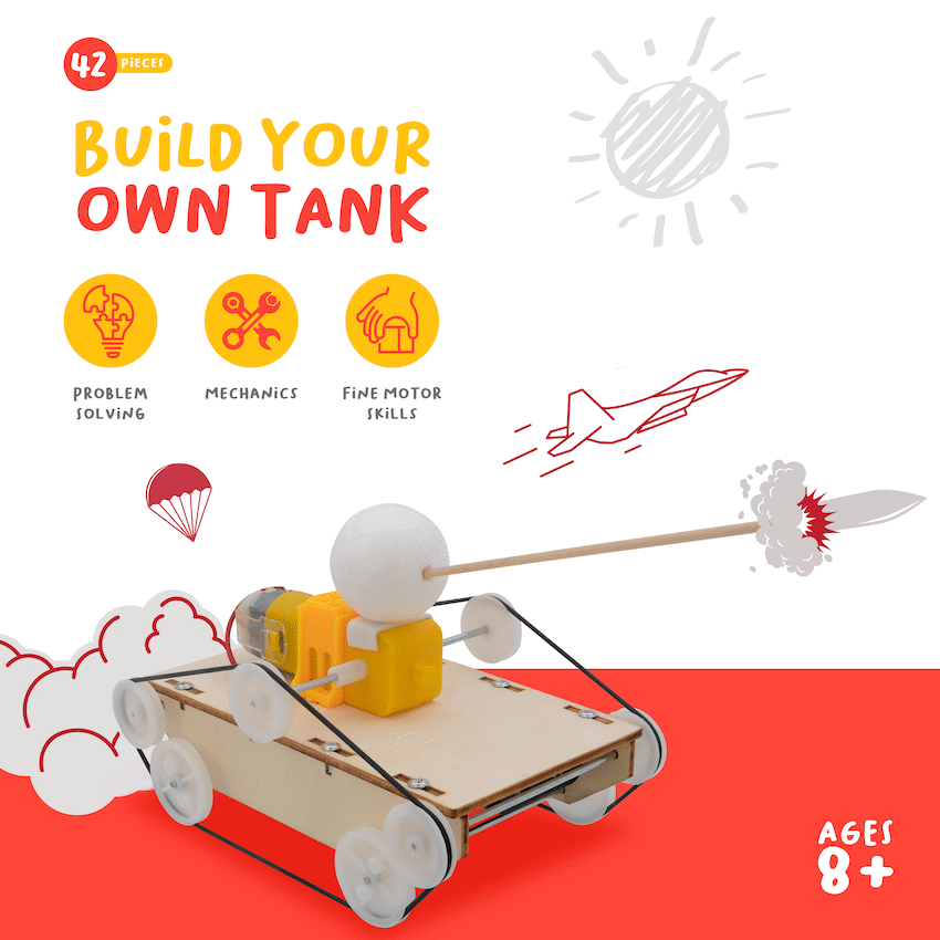 EduMatic - Build a Tank with This Easy to Use Tank Kit - image 5