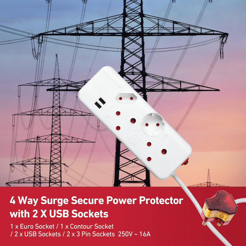 Ellies 4-Way High Surge Multiplug - image 5