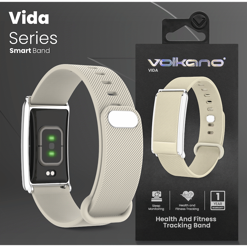 Volkano Vida Series Smart Band - Beige - image 5