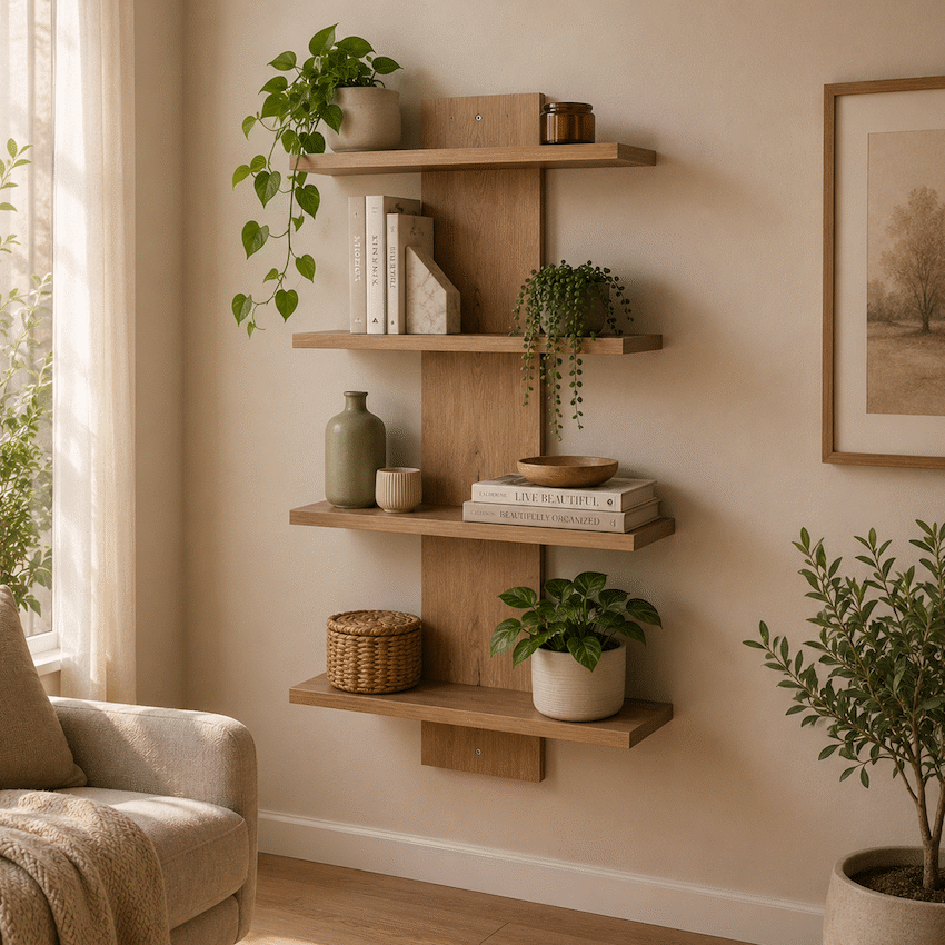 Everfurn Alex 4 Tier Wall Shelf - image 5