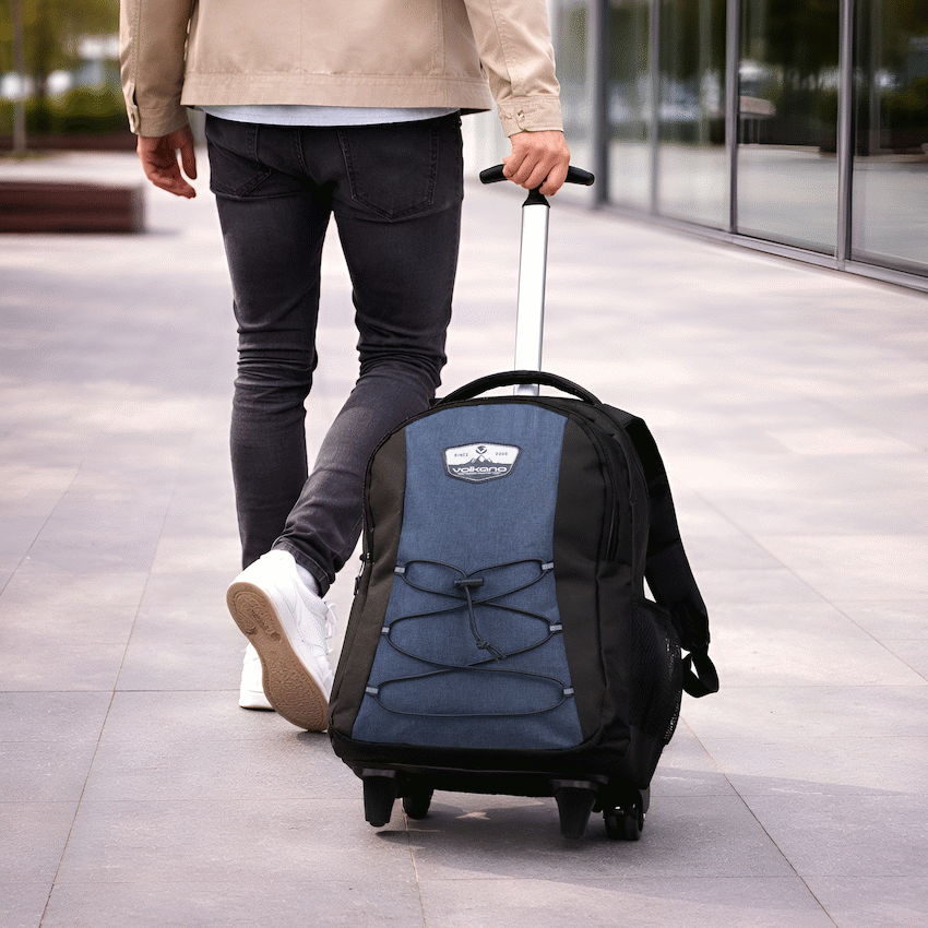 Volkano Winner Trolley Backpack 22L Navy - image 5
