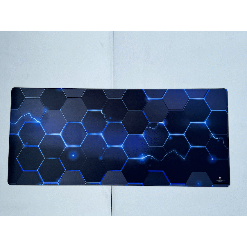 Everfurn Premium Geometric Large Desk Mat - Non-Slip - Polyester - image 5