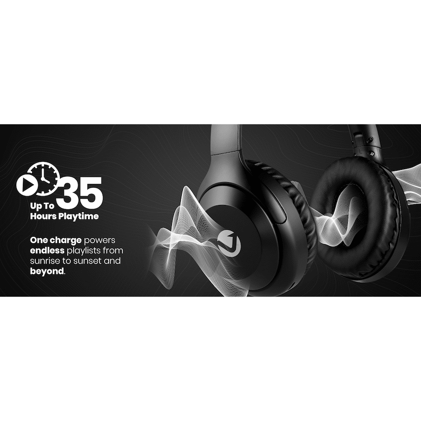 Volkano Cosmic 2 Series Bluetooth Headphones - Black - image 5