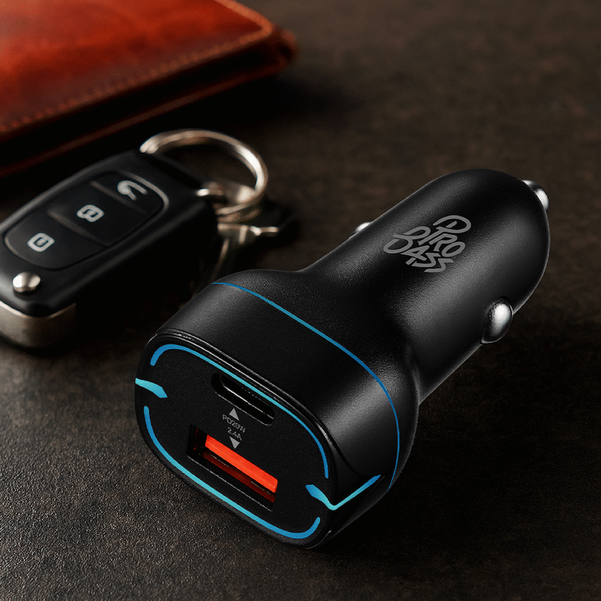 Pro Bass AutoPower Series 32w Dual USB and Type-C Car Charger - image 5