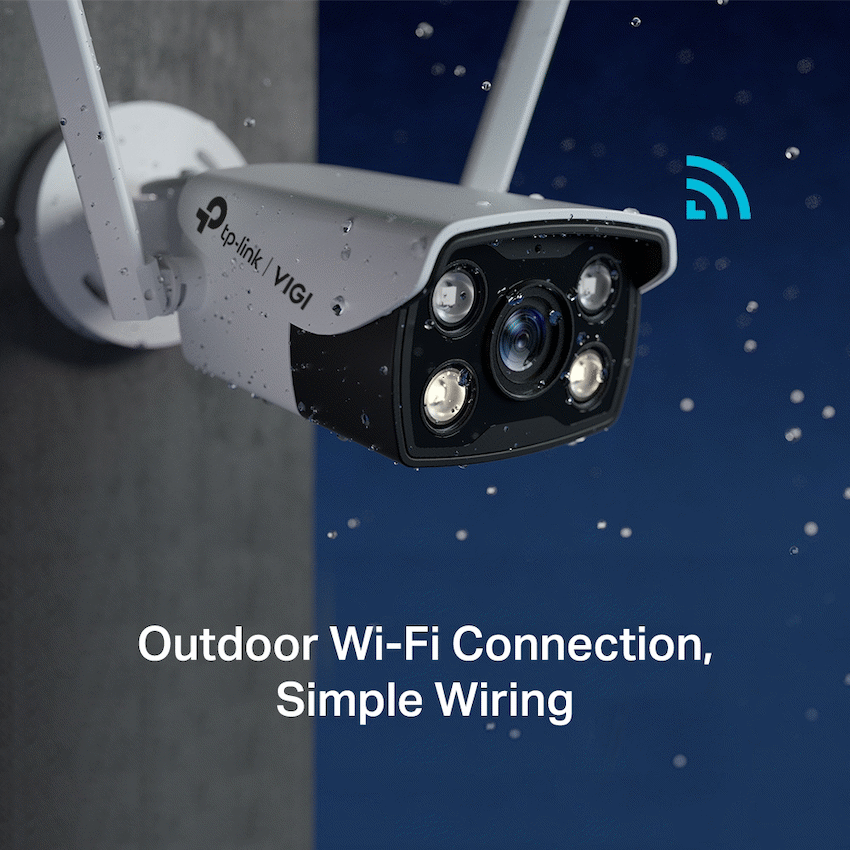 TP-Link Vigi C340-W 4MP 4mm Outdoor Full-Color Wi-Fi Bullet Network Camera - image 5