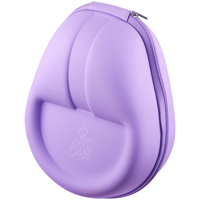 Pro Bass Retro Bluetooth Wireless Headphone with PU Case - Pink - image 5