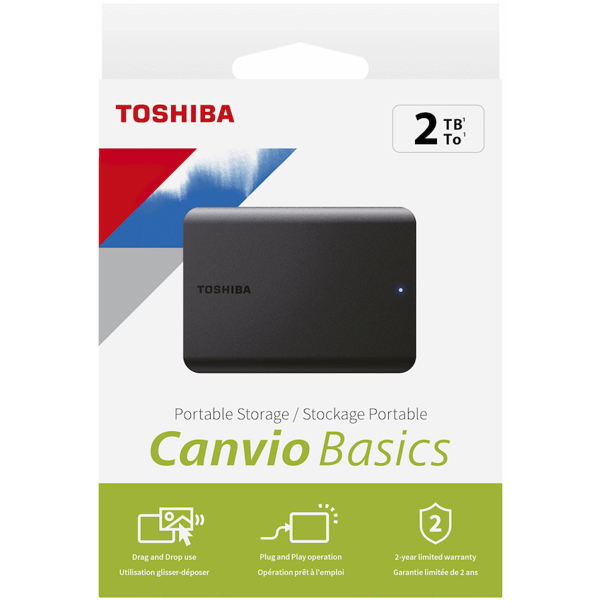 Toshiba Canvio Basics 2tb 2.5" USB 3.2 - Black - image 5