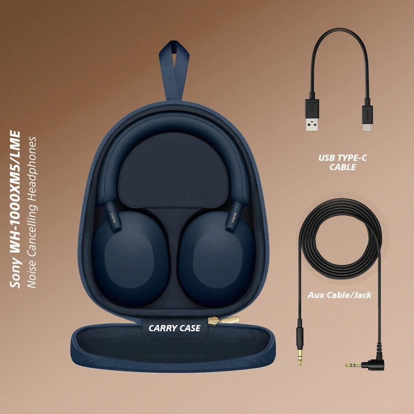 Sony WH1000XM5 (Blue) Noise-Cancelling BT Headphones - image 5