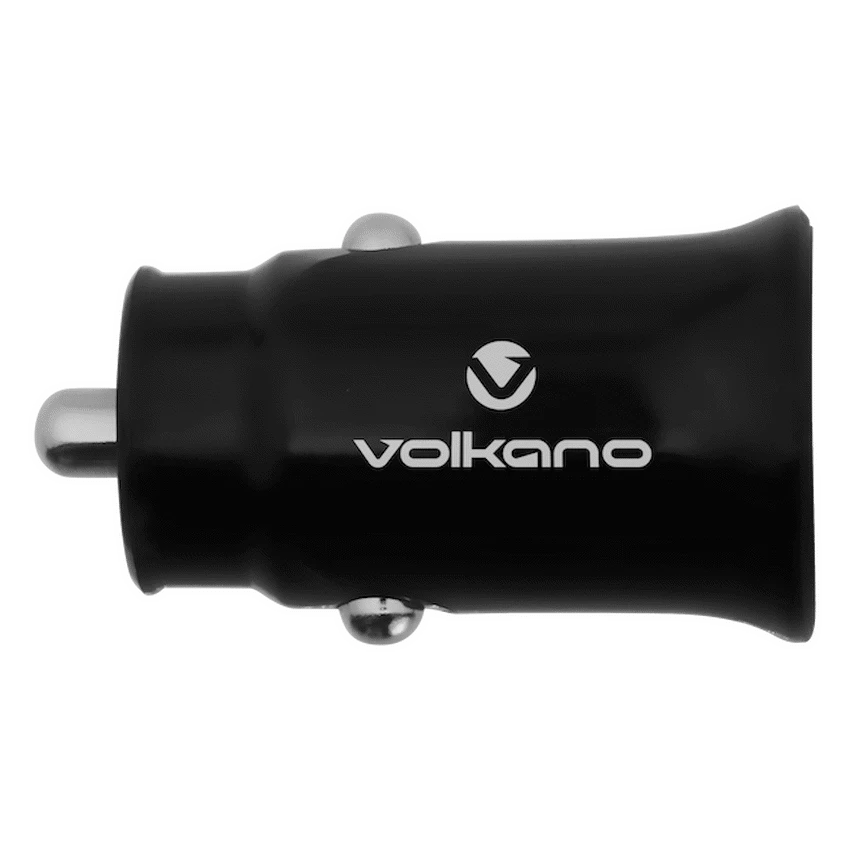Volkano On-The-Go USB + Type-C 12w Car Charger - Black - image 5