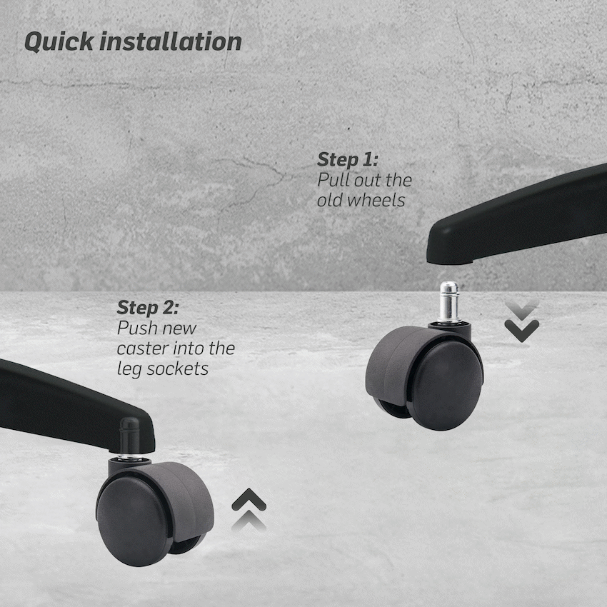 Everfurn Stealth Caster Wheel - 5 Pack - image 5