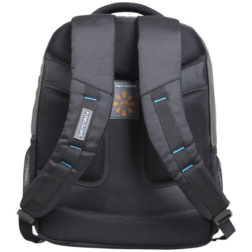 Kingsons 15.6" black laptop backpack with key chain - image 5