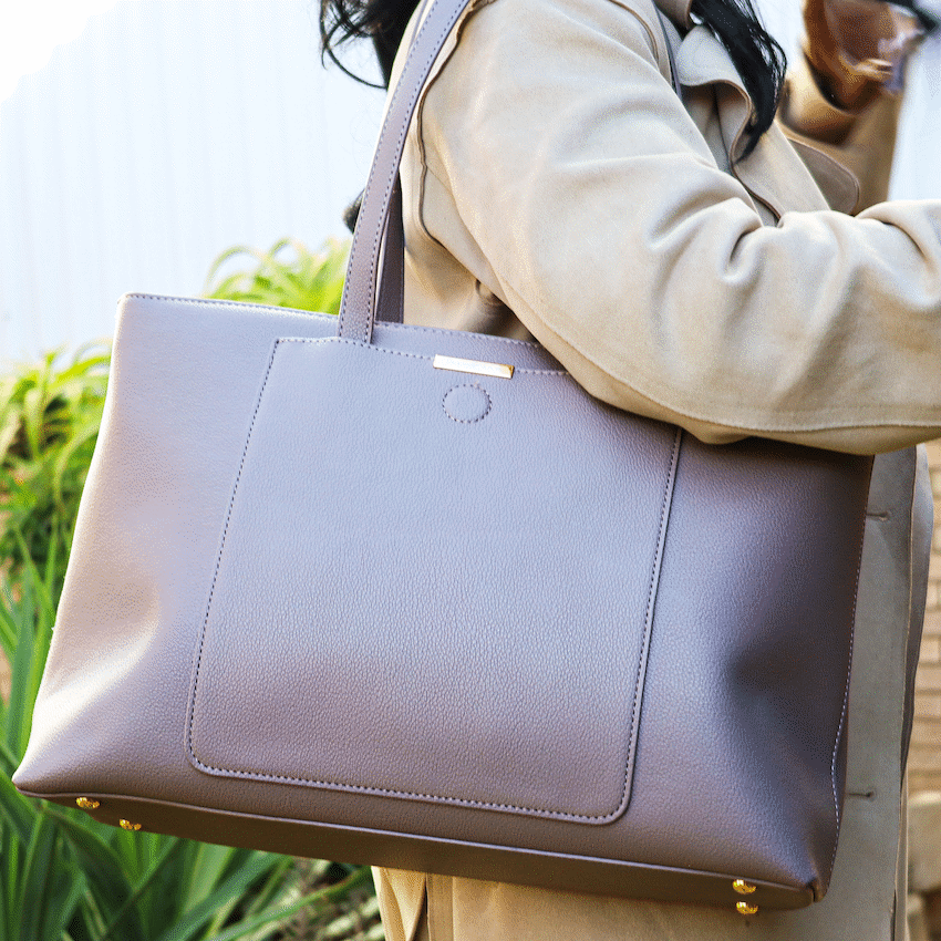 Supanova Velora Ladies 15.6" Laptop Tote Bag Blush Purple - image 5