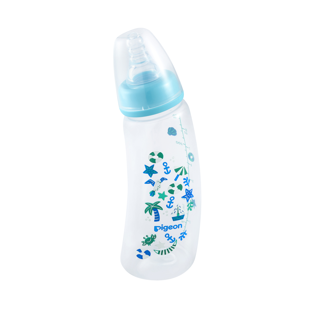 Pigeon Flexible Curve Bottle 250ml - Beach