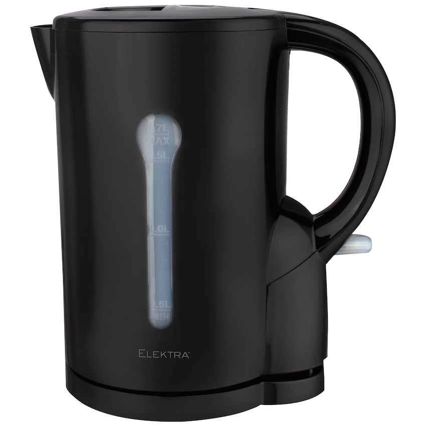 Elektra 1.7l Plastic Cordless Kettle - Black - image 5