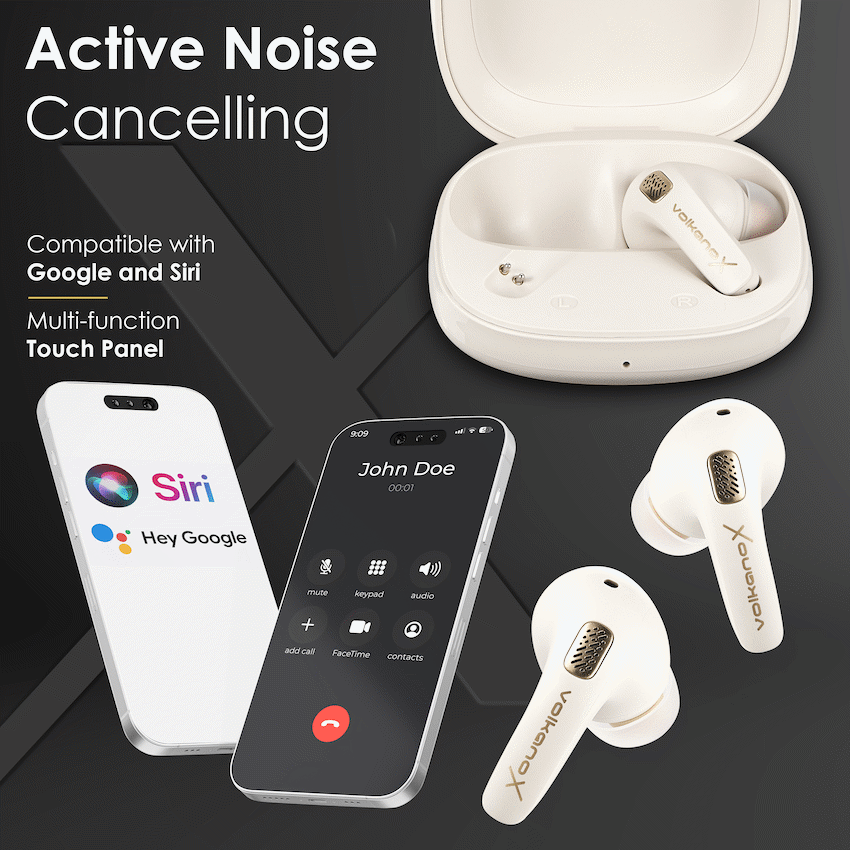 VolkanoX Bliss Series ANC TWS Earphones - Nude - image 5