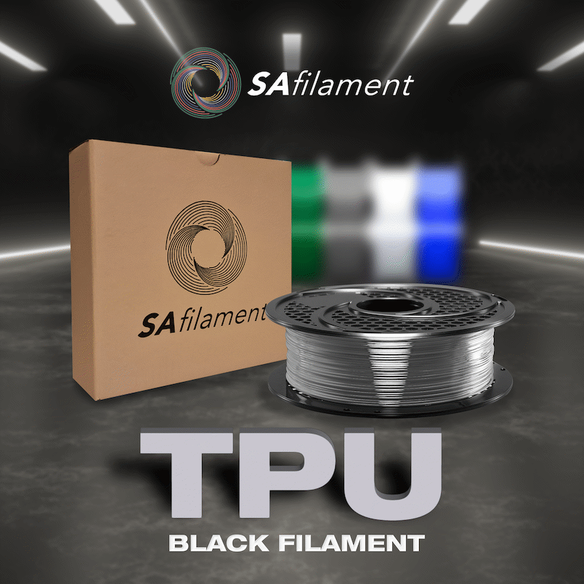SA Filament TPU 95A Filament 500g - Grey - image 5