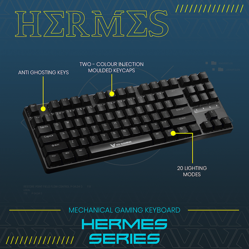 VX Gaming Hermes Series Mechanical Gaming Keyboard - image 5