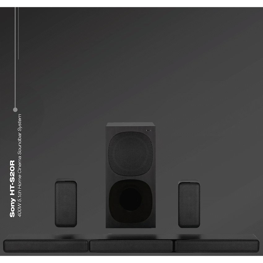 Sony HT-S20R 400w 5.1ch Dolby Soundbar - image 5