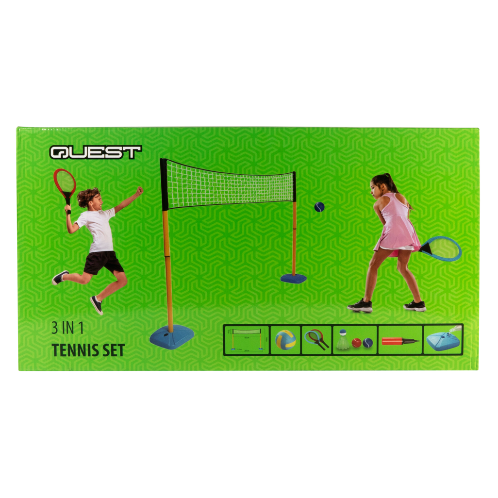 Quest 3-in-1 Tennis Set - Multi