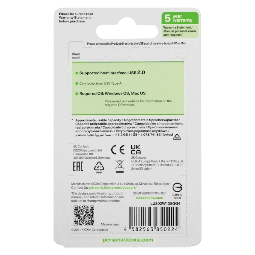 Kioxia 128GB USB 2.0-White - image 5