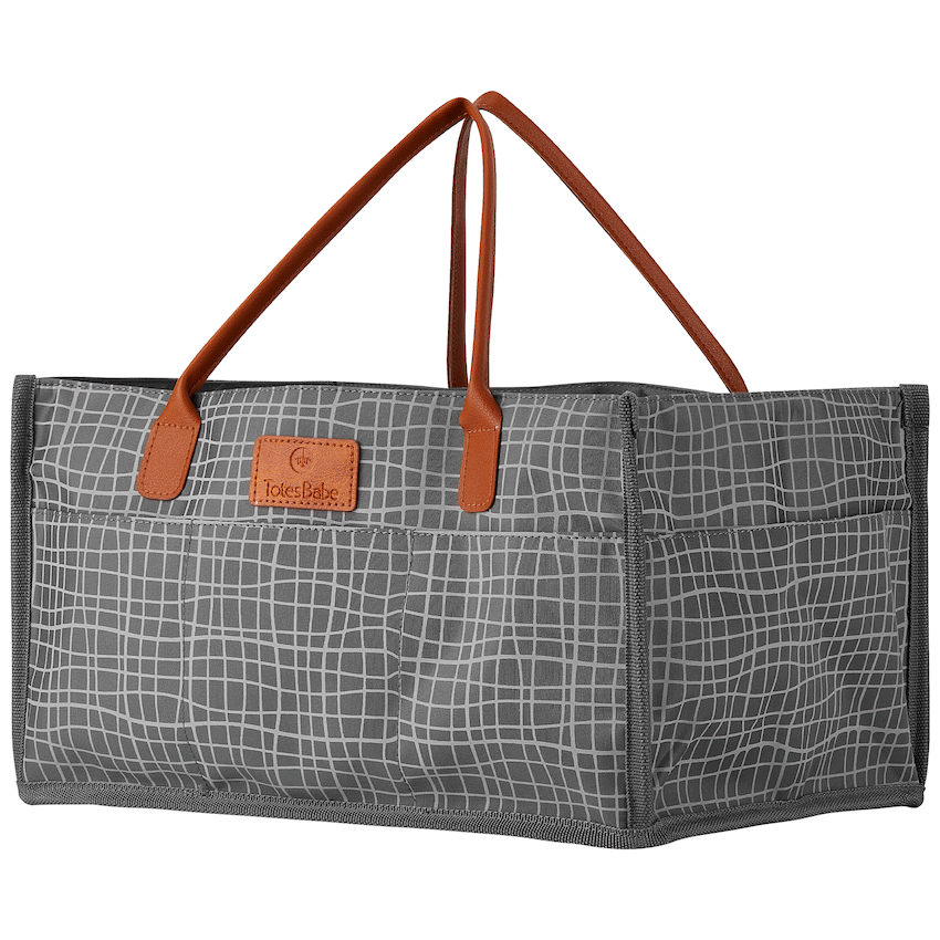 Totes Babe Wavy Series Nursery Caddy Grey - image 5