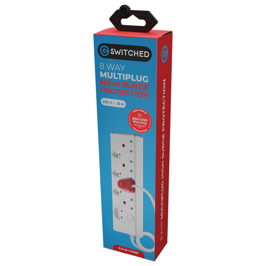 SWITCHED 8-way High Surge Multiplug 0.5m - image 5