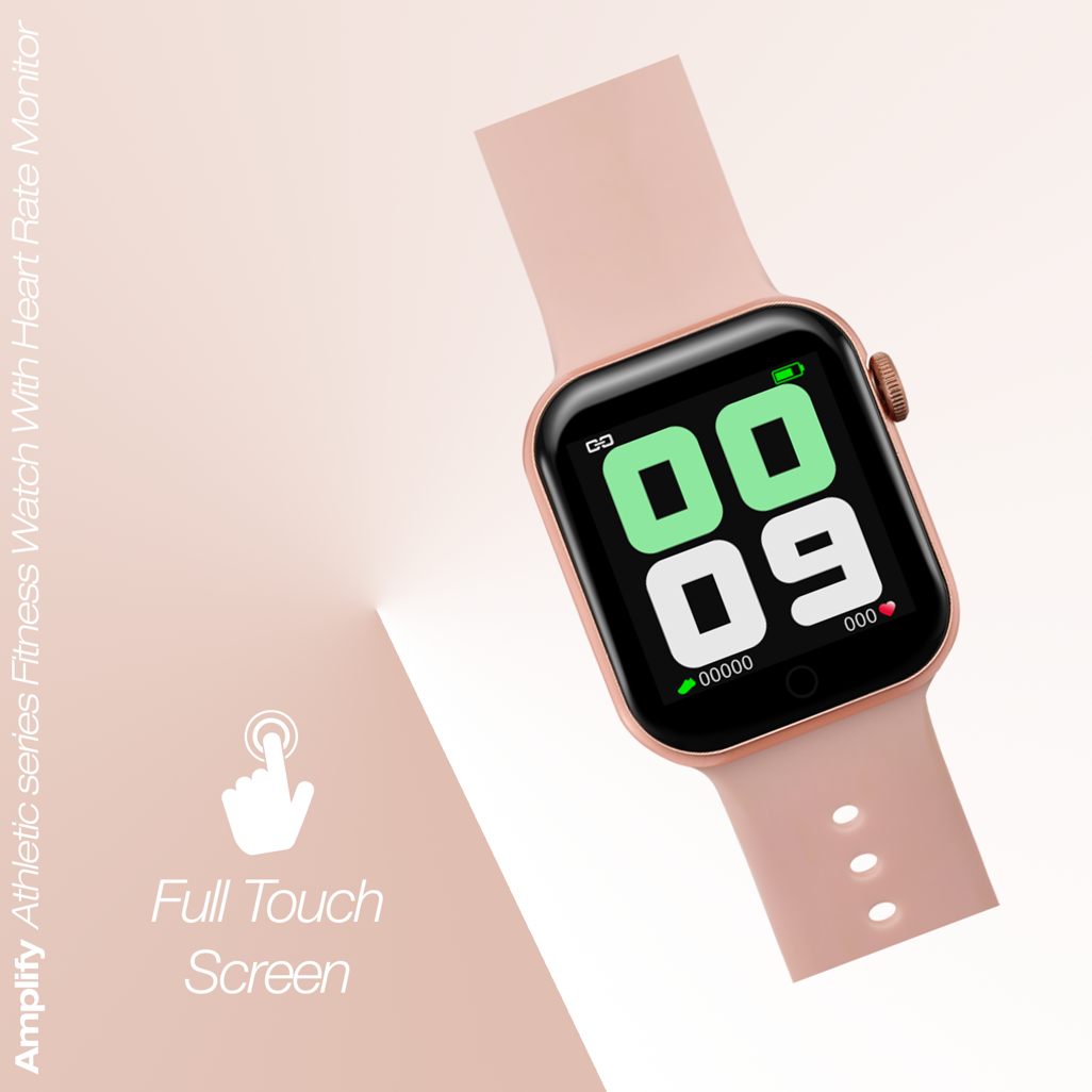 Amplify Sport Athletic series fitness watch - square, gold