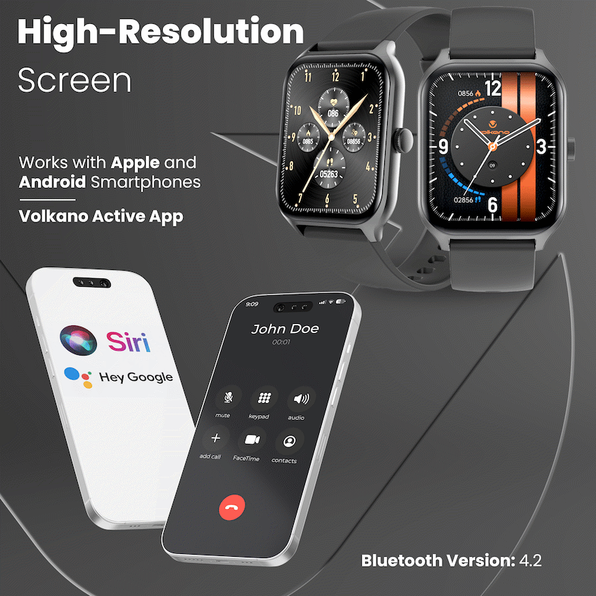 Volkano Life Series Smart Watches - Black - image 5