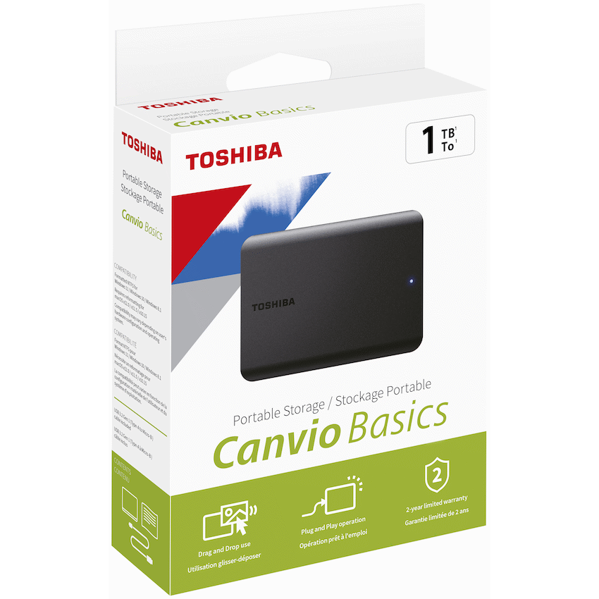 Toshiba Canvio Basics 1tb 2.5" USB 3.2 - Black - image 5