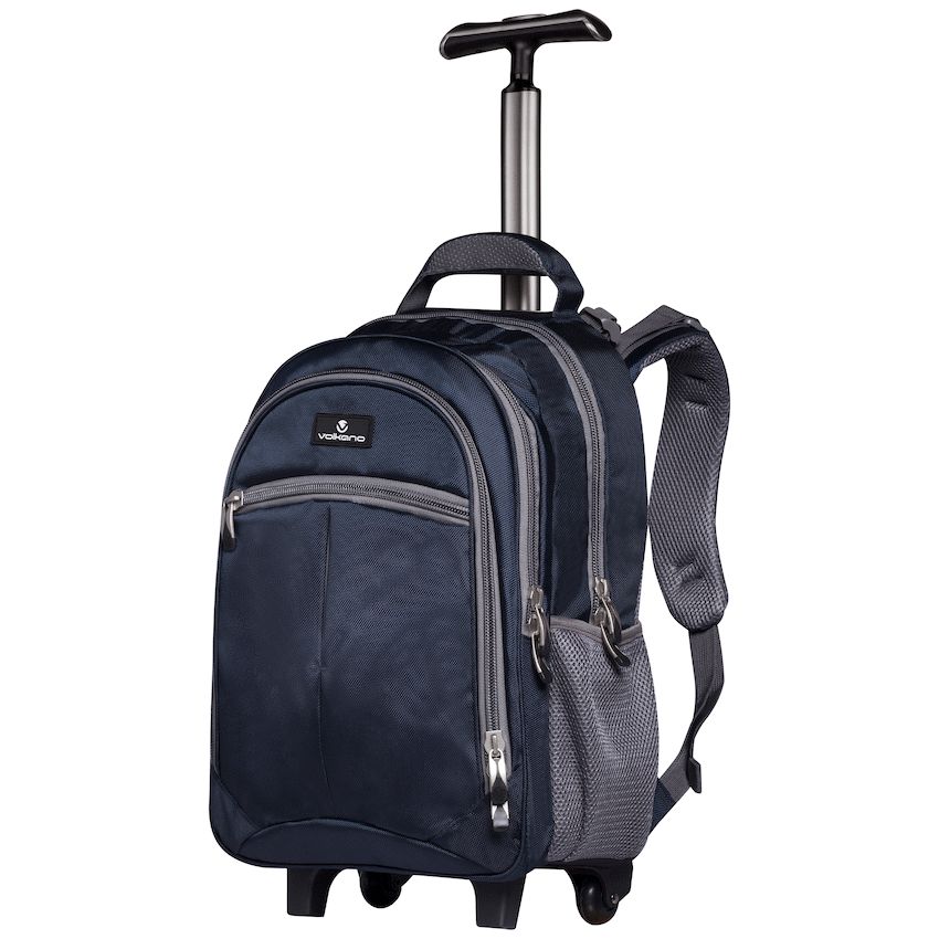 Volkano Orthopaedic Trolley Backpack 27L - Navy/Grey - image 5