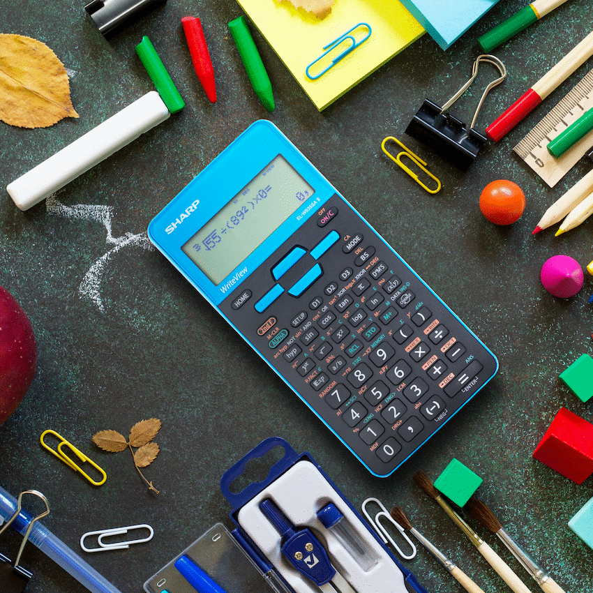 Sharp EL-W535SAII Blue Scientific Calculator - image 5