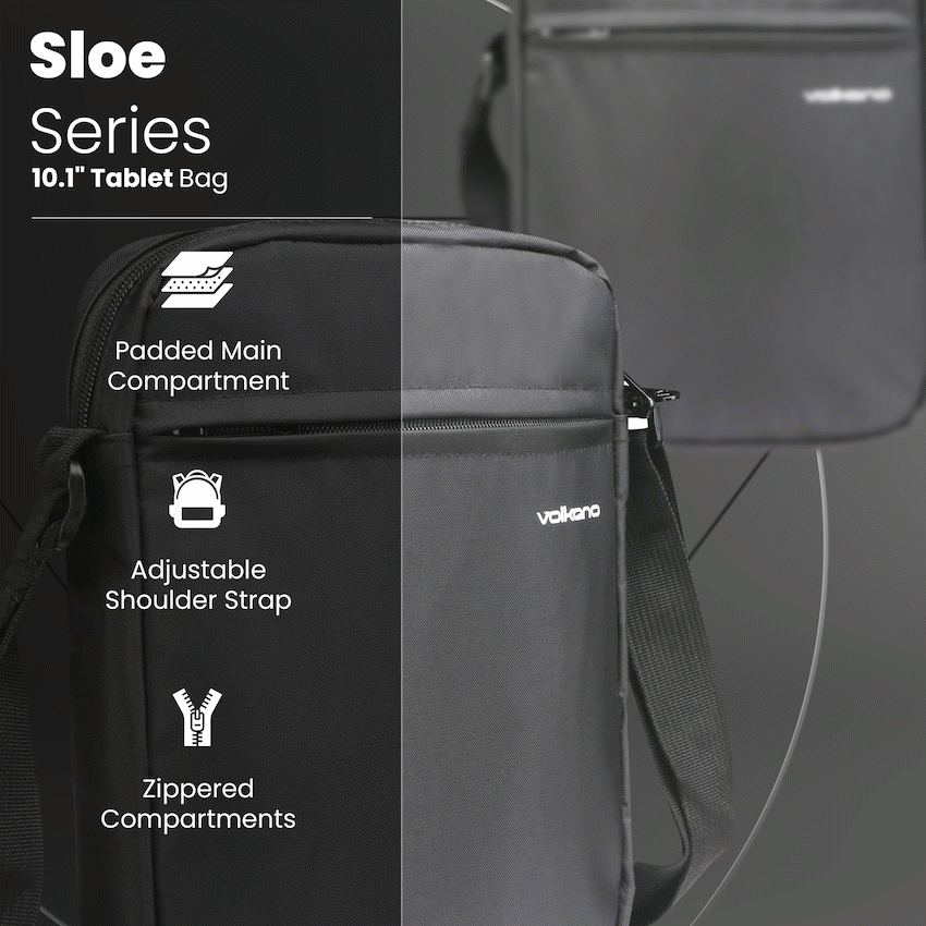 Volkano Tablet Bag Sloe Series 10.1" - Black - image 5