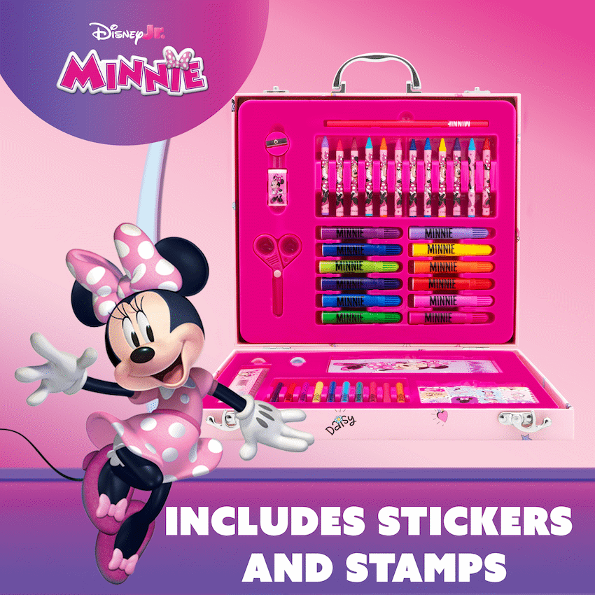 42-Piece Colouring Stationery Briefcase - Minnie Mouse - image 5