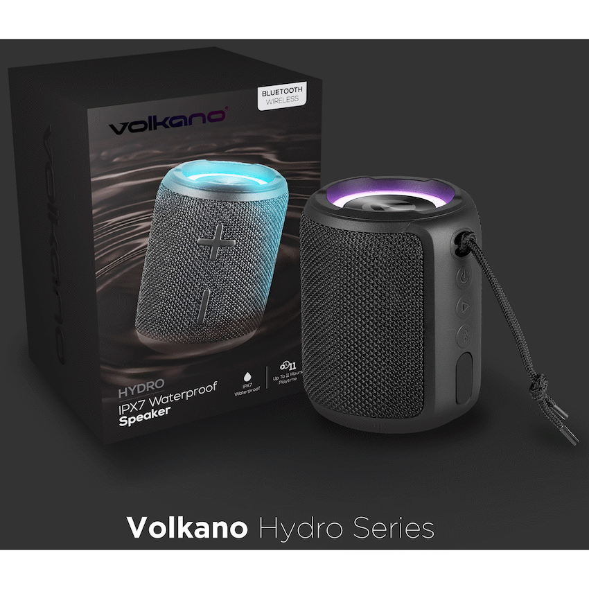 Volkano Hydro Series IPX7 Bluetooth Speaker - Black - image 5