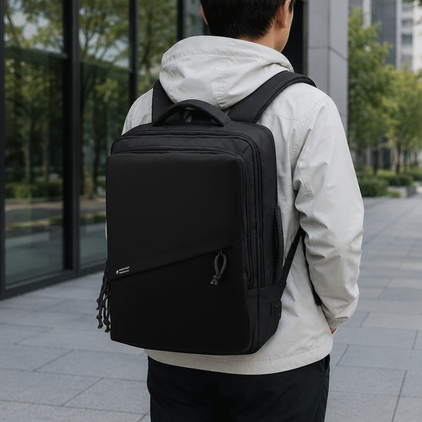 Volkano Under-Seat Traveller Backpack Black - image 5