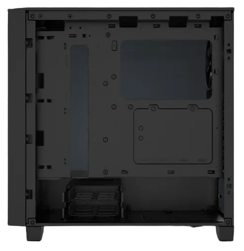 3000D AIRFLOW Black Mid-Tower PC Case; 2x 3.5'' |  2x 2.5'' Drive Bays; Up to 360mm Radiator compatible; 2x 120mm fan incl - image 16