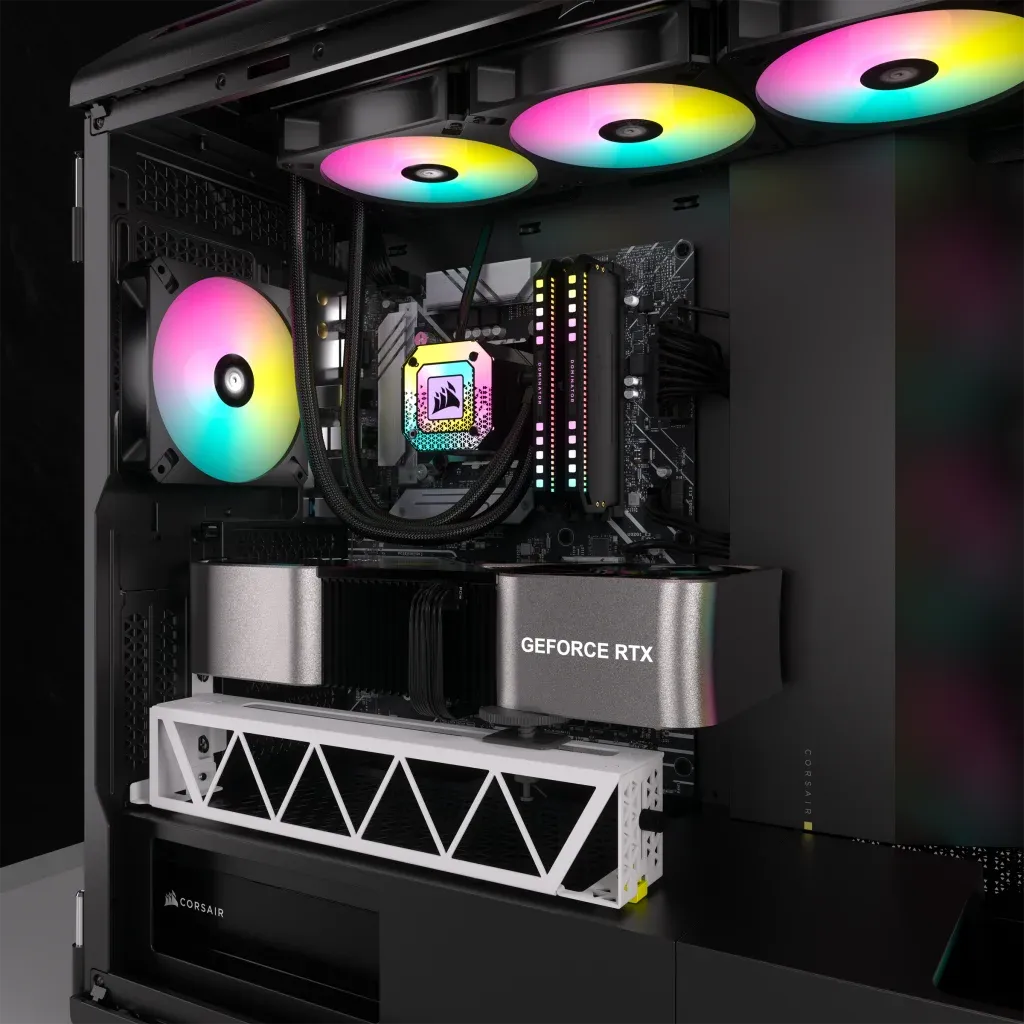 GPU Anti-Sag Bracket; White - image 8