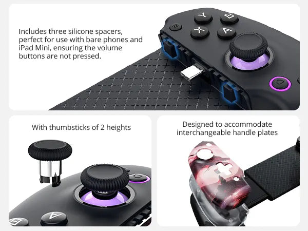 Abxylute S9 Mobile controller - USB-C + Bluetooth: Supports a wide range of phone/tablet devices compatibility; - image 7