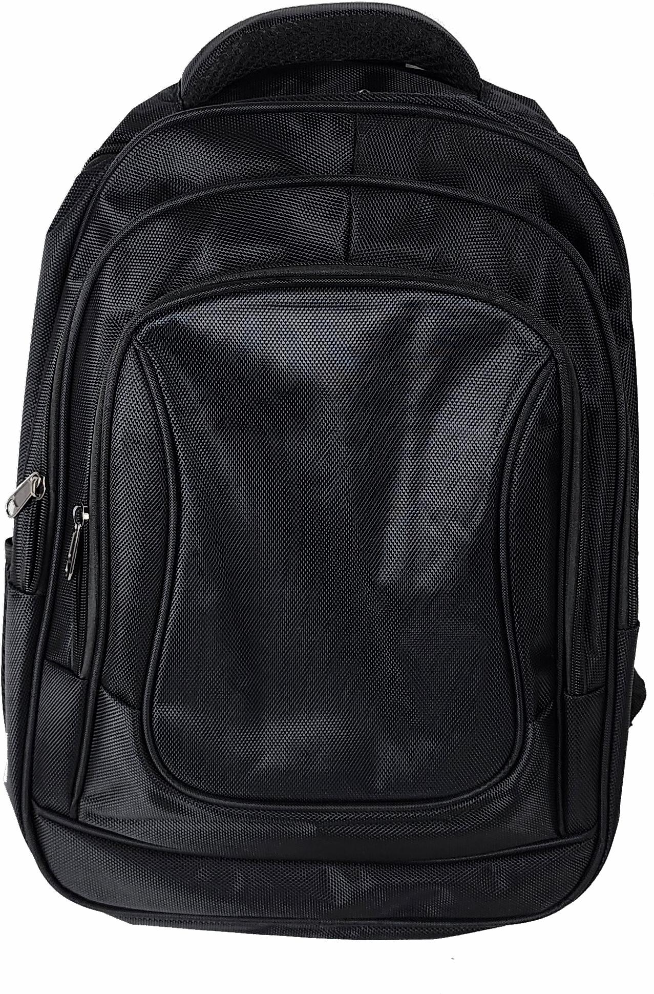 MICROWORLD BLACK BACKPACK